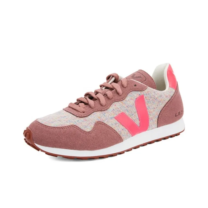 VEJA SDU Slip-Resistant Low-Top Casual Shoes Men's Pink-1