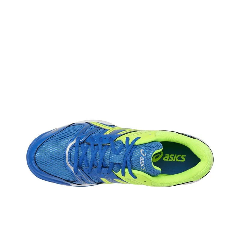 Asics Gel-Rocket 7 Running Shoes Men Low-Top Blue/Yellow-2