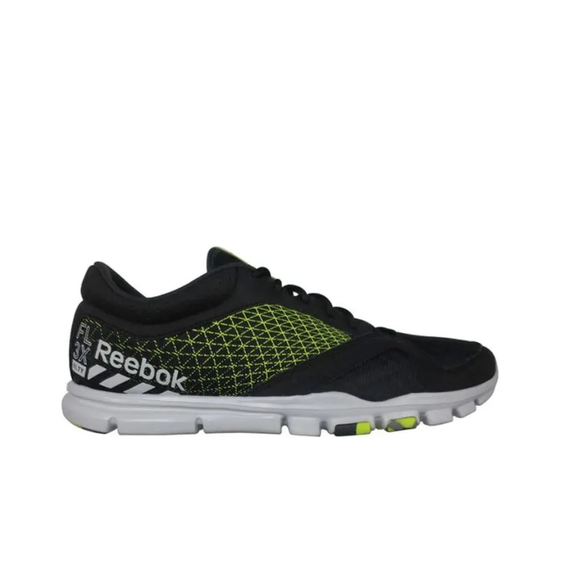 Reebok Yourflex Trainette 7 Anti-Slip And Wear-Resistant Cushioning Coverage Low-Top Running Shoes Men's Black Yellow-1