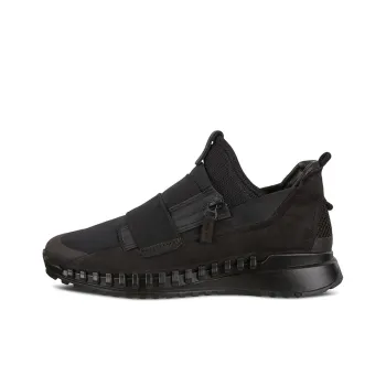 Ecco Zipflex Casual Shoes Women's Low Top Black