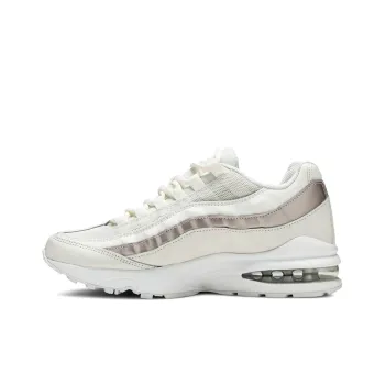 Nike Air Max 95 Cushioning Anti-Slip And Wear-Resistant Low-Top Athletic Shoes GS Bone White