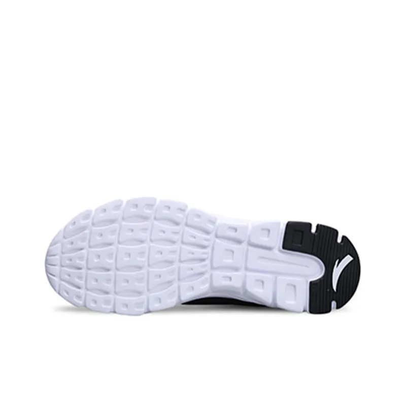 Anta Running Collection Non slip Wear resistant Shock Absorption Low Top Running Shoes Women's Black-2