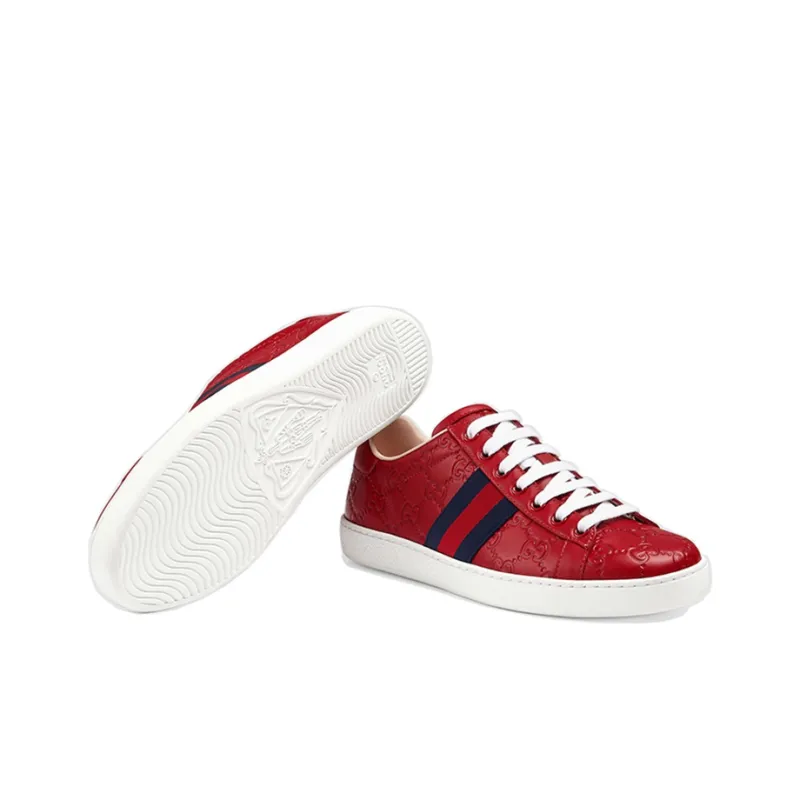 GUCCI Ace Signature 'Red'-4