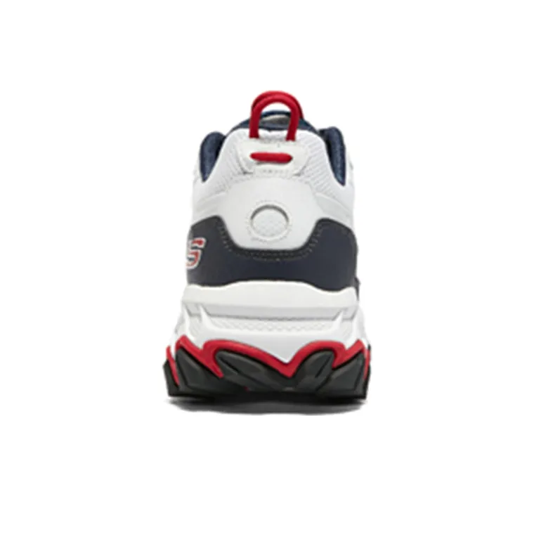 Skechers ARCH FIT AKHIDIME Cushioning Anti Slip And Wear Resistant Low Top Casual Shoes Men's White Blue-3