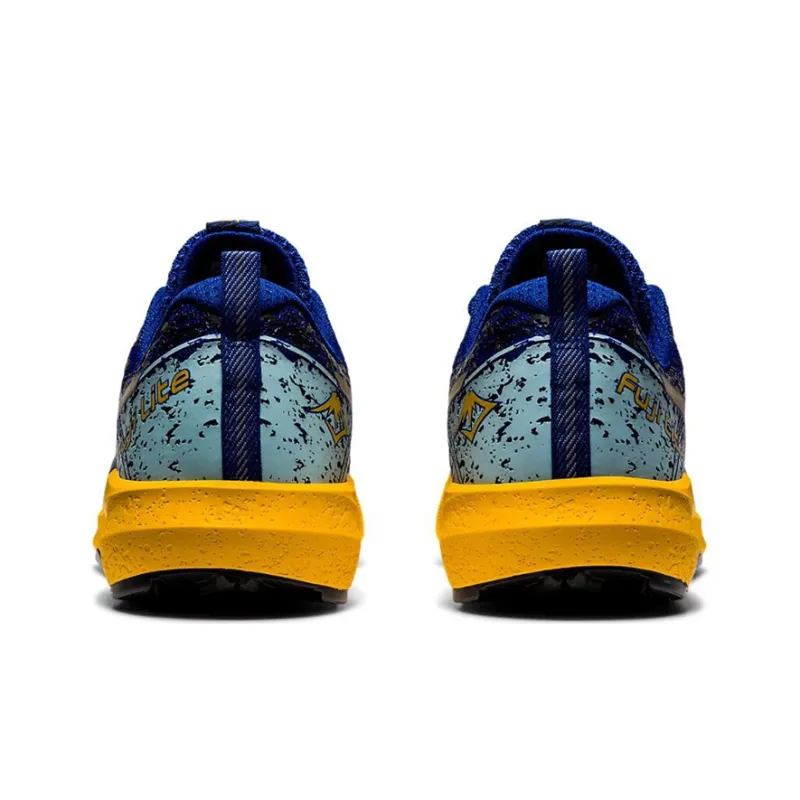 Asics Fuji Lite 2 Monaco Blue Sunflower-4