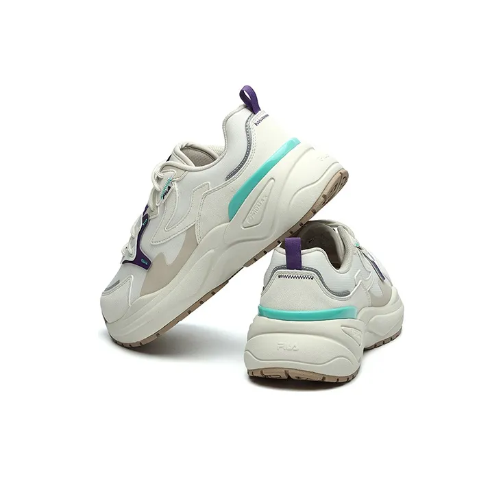 FILA Fashion Sneakers White/Blue Women's-3