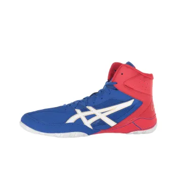 Asics Matcontrol High Top Running Shoes Unisex Blue Red