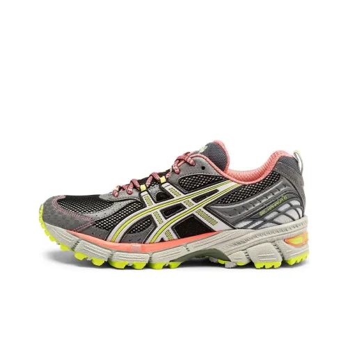 Asics Gel-Kahana 6 Wear-Resistant Slip-Resistant Low-Top Trail Running Running Shoes Women's Gray White