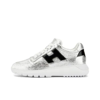 HOGAN Interactive³ Casual Shoes Women's Low-Top Silver