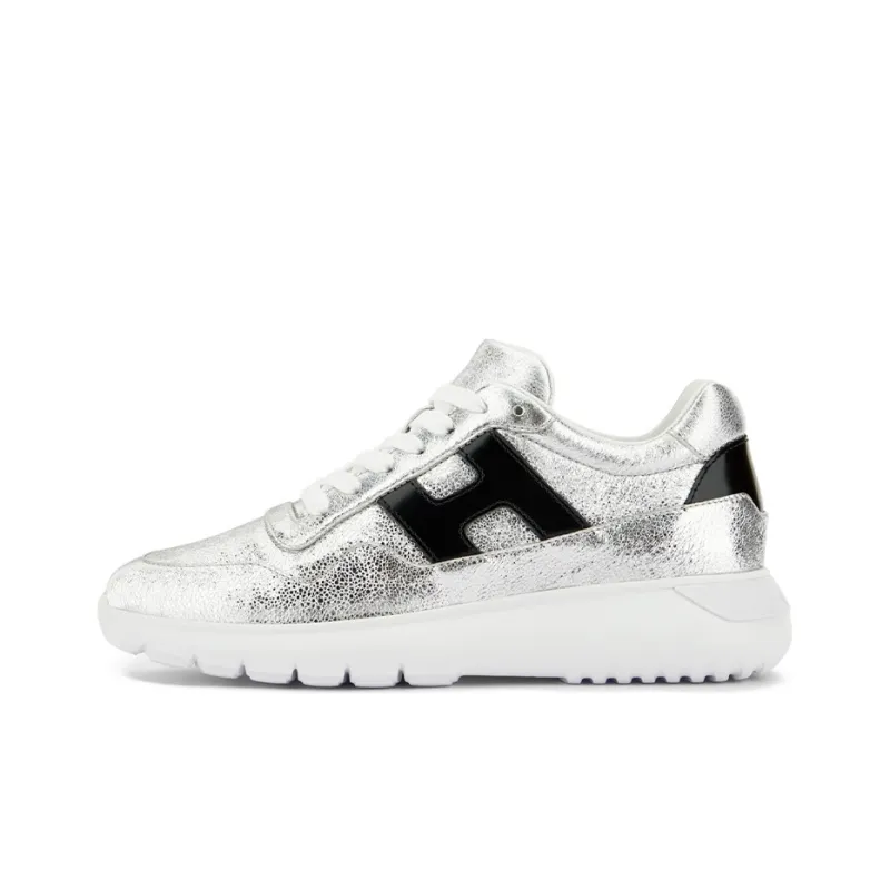 HOGAN Interactive³ Casual Shoes Women's Low-Top Silver-0