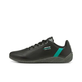 PUMA Mercedes F1 Ridge Cat Low-Top Running Shoes Men's Black Green