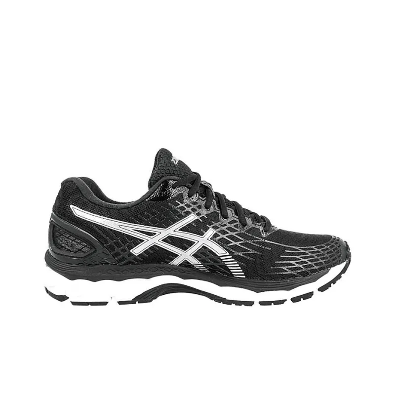 Asics GEL-Nimbus 17 Anti-Slip Wear-Resistant Low-Top Running Shoes Men's Black White-1