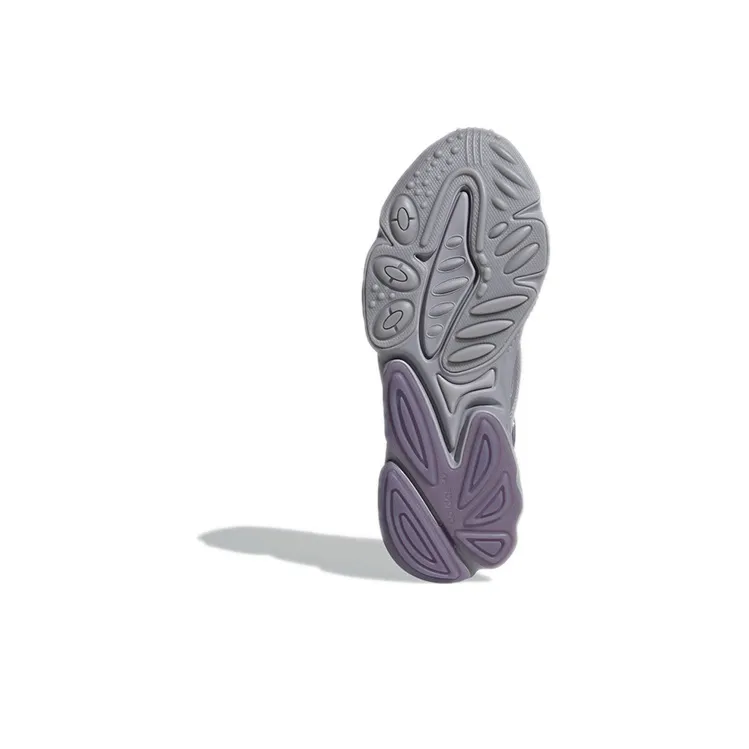 Adidas Originals Ozweego Cozy Wear Resistant Running Shoes Gray Purple-5