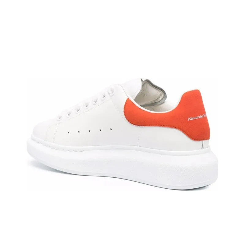Alexander McQueen Oversized White Orange Women's-3