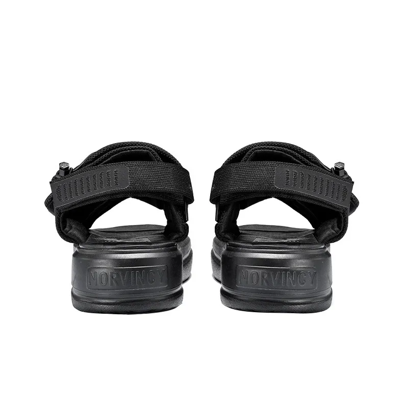 NORVINCY Beach Sandals Unisex Black-3
