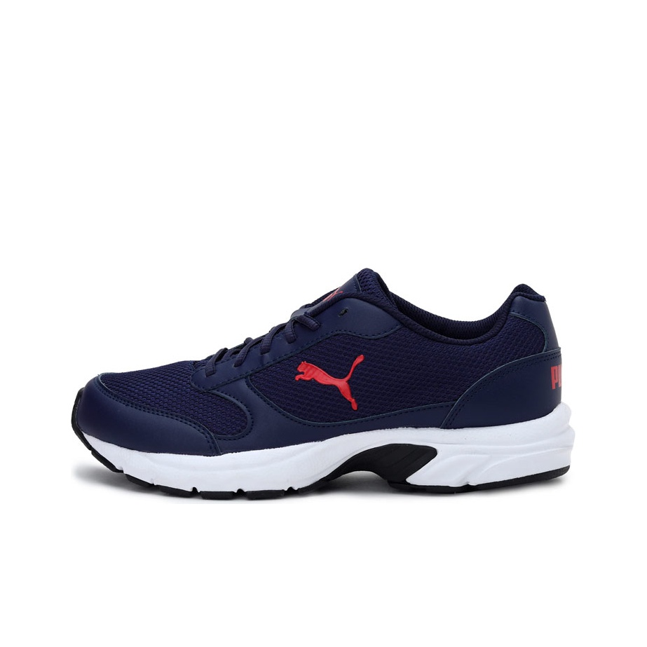 PUMA Sturdy Running Shoes Men Low Top Dark Blue POIZON