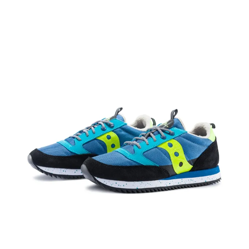 Saucony Cushioning Anti Slip Wear Resistant Breathability Low Top Casual Running Shoes Men's Blue Black-2