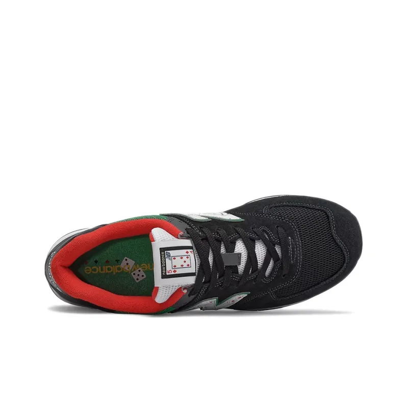 New Balance 574 Playing Card Black Green Red-3