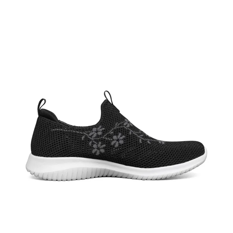 Skechers Ultra Flex Breathable Minimalistic Low Tops Athleisure Casual Sports Shoe Black Women's-1