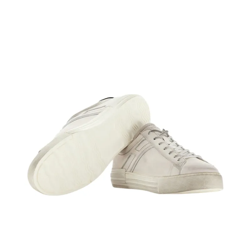 HOGAN Rebel Skateboard Shoes Men Low-Top White-4