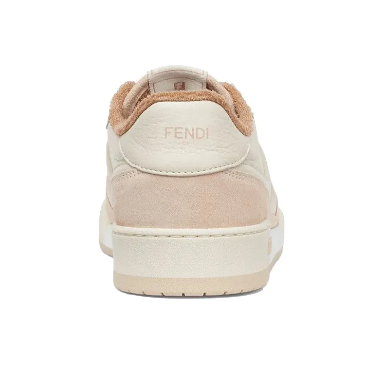 FENDI Match Low Top Suede 'Pink Beige'-4