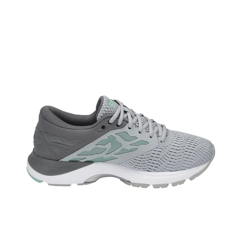 Asics Gel-Flux 5 Wear-Resistant Low-Top Running Shoes Women's Gray White D-Width-1