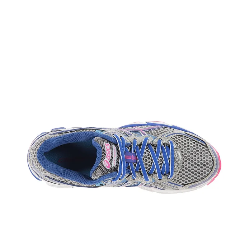 Asics GT-1000 Anti-Slip And Wear-Resistant Breathable Low-Top Running Shoes Women's Silver Blue-5