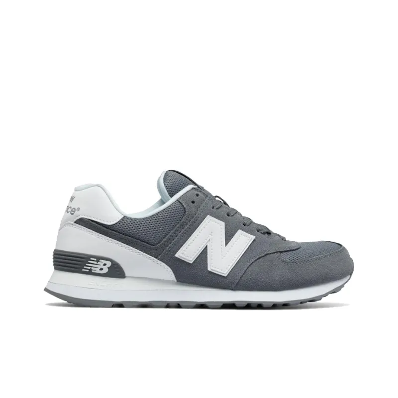 New Balance 574 Series Reflective Dark Grey/White-1
