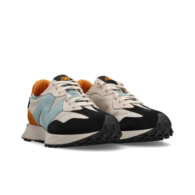 New Balance 327 Cordura Moonbeam Madras Orange-2