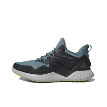 Adidas AlphaBounce Running Shoes Men Low-Top Black/Green