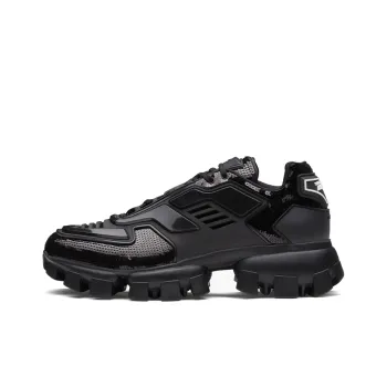 PRADA Cloudbust Thunder Cushioning Anti Slip And Wear Resistant Low Top Sports Casual Shoes Men's Black