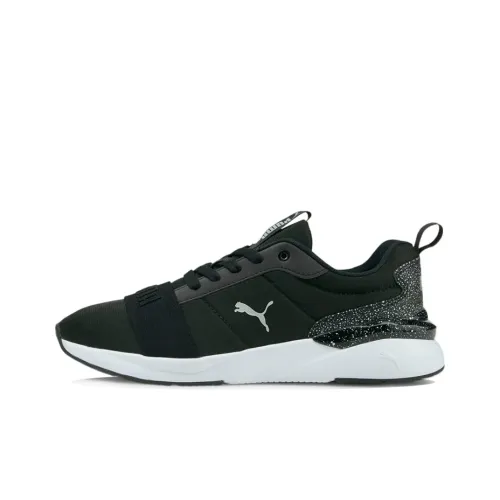 PUMA Rose Plus Untamed Running Shoes Women's Low-Top Black/White