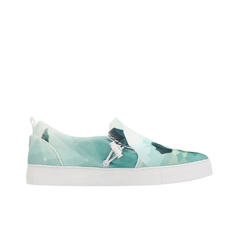 NORVINCY Stylish Skateboarding Shoes Unisex Gray Green-1