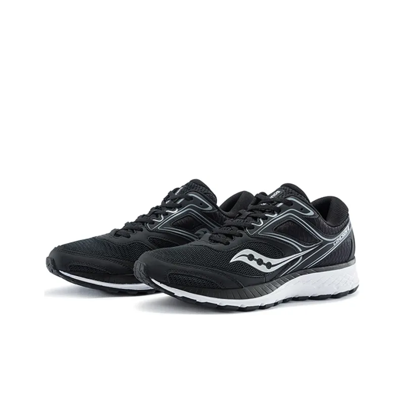 Saucony Cohesion 12 Lightweight And Breathable Low Top Running Shoes Men's Black Standard M-2