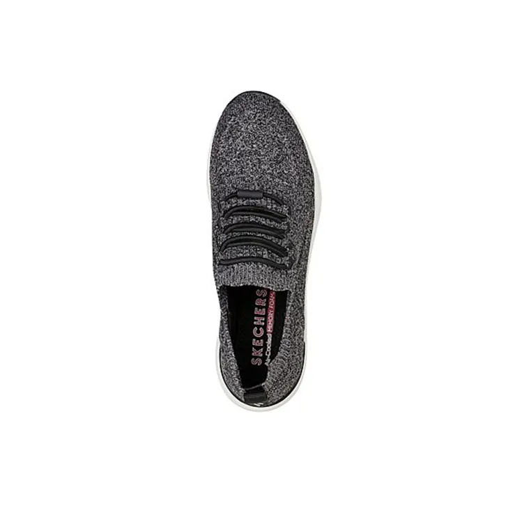 Skechers Billion Casual Shoes Women's Low-Top Black/White-3