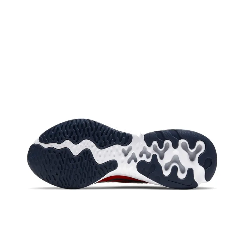 Nike Renew Run 2 Pure Platinum Chile Red-5
