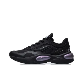LiNing V8 Slip Resistant Cushioning Wear Resistant Low Top Running Shoes Men's Black
