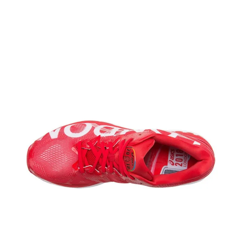 Asics GEL Nimbus 20 Low Top Running Shoes Men's Red White-2
