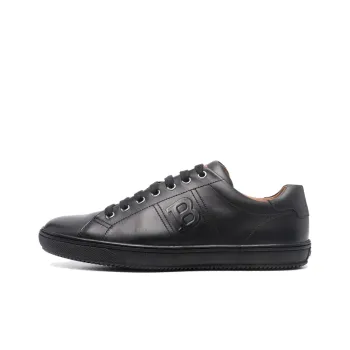 BALLY Skateboard Shoes Men Low Top Black