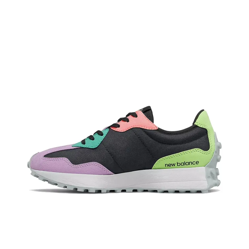 New Balance 327 Black Dark Violet Women's-0