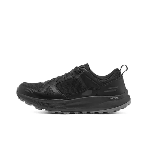 Skechers Go Run Princess Cushioning Anti-Slip And Wear-Resistant Low-Top Casual Running Shoes Men's Black