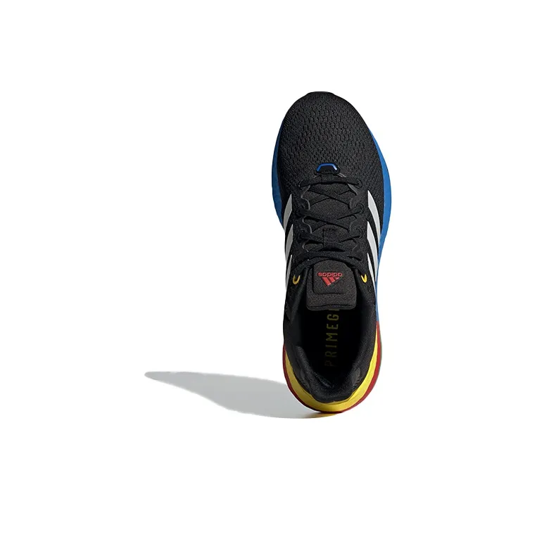 Adidas Pureboost 21 Black Blue Green Yellow Red-4