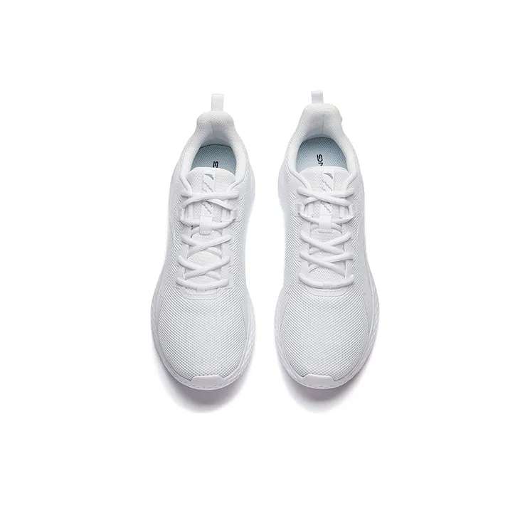 Anta Slip Resistant, Breathable, Coverage, Cushioning Low Top Running Shoes Men's White-2
