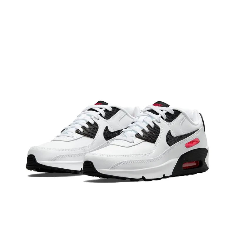 Nike Air Max 90 Ltr White Black Red GS-2