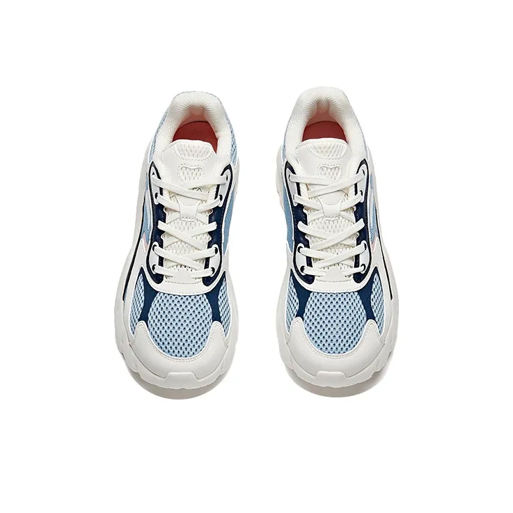 ANTA Running Shoes Women's Low Top Ivory White/Space Gray-2