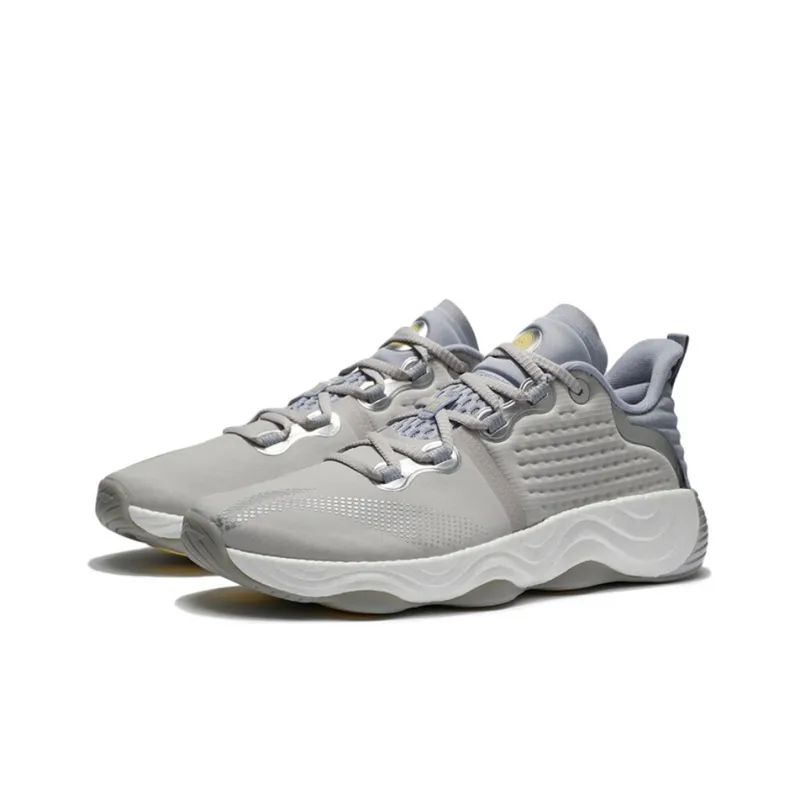 LiNing Wujie 3 Low-Top Casual Shoes Men's Microcrystalline Gray-2