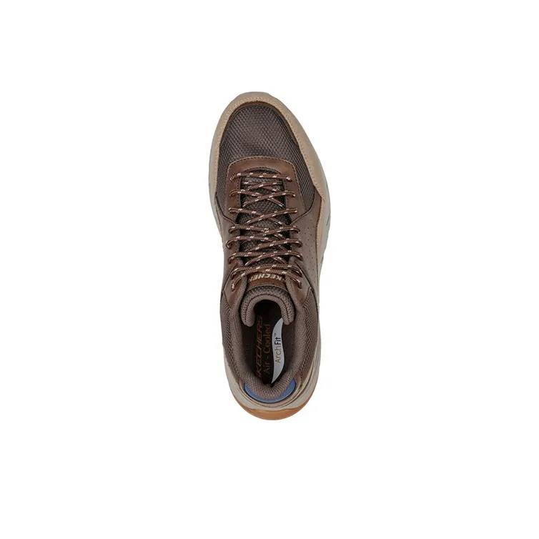 Skechers ARCH FIT BAXTER Cushioning Anti-Slip And Wear-Resistant Low-Top Casual Shoes Men's Brown-3