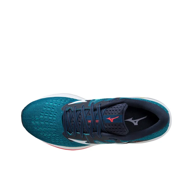 Mizuno Wave Inspire 17 Running Shoes Men Low-Top Blue/Green-2
