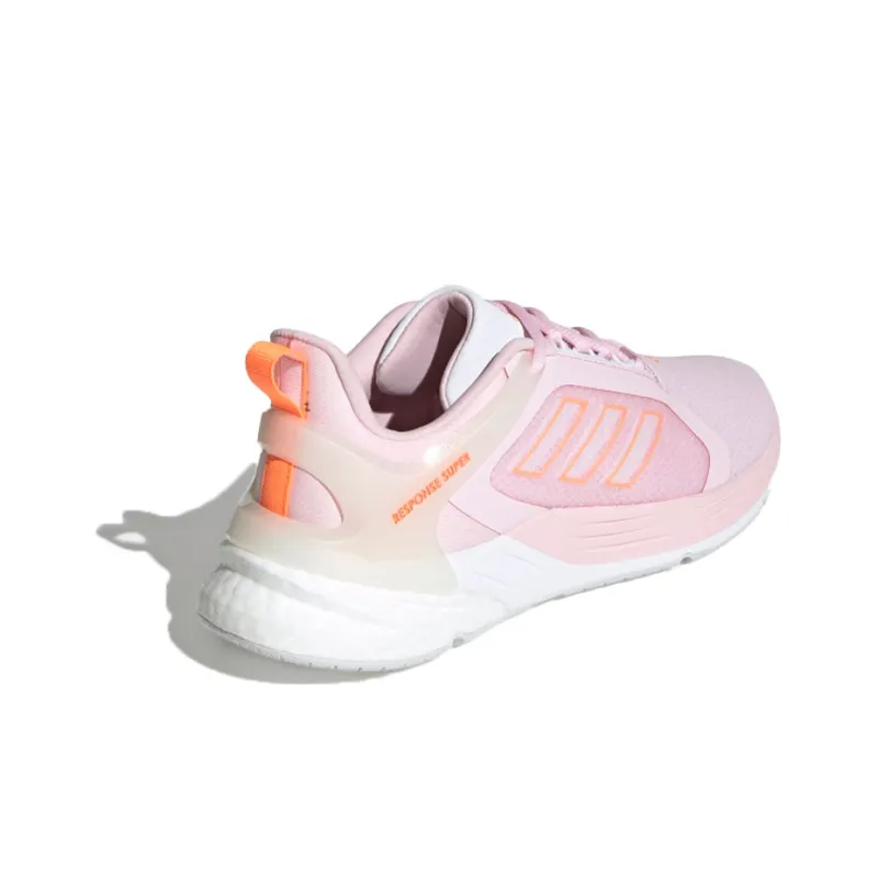 Adidas Response Super 2.0 Anti-Slip And Wear-Resistant Breathable Low-Top Running Shoes Women's Pink-3