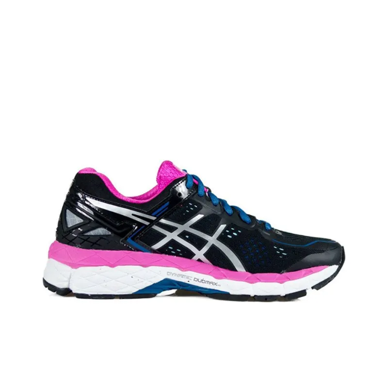Asics Gel-Kayano 22 Running Shoes Women's Low-Top Black/Blue/Pink-1